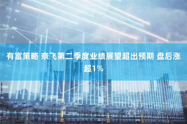 有富策略 奈飞第二季度业绩展望超出预期 盘后涨超1%